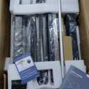 Whole Piece Standing Desk with Wheels Adjustable Height- Mobile Stand up Desk with Lockable Casters, Portable Sit Stand Desks Electric for Home & Office Workstation (47.2, Rustic Brown)