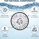 Bath Water Filter for Tub Faucet with Overflow, Up to 2,500 Gallons of Filtration, Removes Chlorine & Fluoride, Softens Hard Water, Improves Skin, Hair & Nail Health