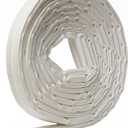 Frost King EV20W Thermoplastic Rubber Weatherseal, 5/16-Inch x 3/8-Inch x 20-Feet, White