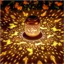 Christmas Gifts for Women Dachshund Dog Solar Lanterns Outdoor Waterproof Hanging Solar Lights Dog Gifts for Women/ Men Metal Decorative LED Lanterns for Garden Decor, Patio, Lawn, Pathway, Yard