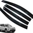 Window Visors Rain Guards for Toyota RAV4 2013 2014 2015 2016 2017 2018 Accessories, Wind Deflectors Vent Shades for Toyota RAV4
