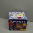 The Honest Company Comfort Dry Disposable Overnight Diapers for Sensitive Skin, Hypoallergenic, Baby Cozy Cloud and Star Signs Design Club Box Size 3 (1628 lbs) 52 Count