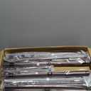 SEIRIONE Rustproof Shower Corner Caddy Organizer for Bathroom,Tension Pole with 4 Baskets, for Bathtub Storage Rack, 34 to 116 Inch Height, Bronze