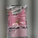 UnnFiko Wallet Case Compatible with iPhone 11, Cute Light Luxury Bag Design, Purse Flip Card Pouch Cover Soft Silicone Case with Handstrap Long Shoulder Strap (Pink, iPhone 11)