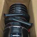 10 Pack Miso Soup Bowl Set with Spoons, 16 Oz Unbreakable Melamine Japanese Ramen Bowls, BPA-Free, Dishwasher Safe, for Udon, Pho, Salad, and Cereal