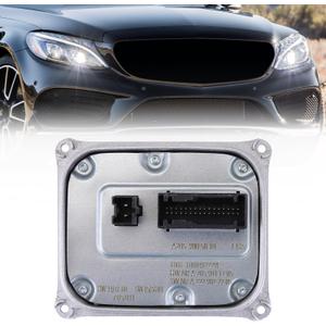 LED Headlight Ballast Control Unit Module Compatible with Mercedes-Benz W205 C-CLASS 2015 2016 2017 2018 LED Headlight Module Voltage Regulator Replace A2059005010 A2229008005 A2129005324