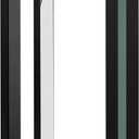 BaiNong 2pack 7 inch Stick on Shower Door Handles Adhesive Glass Shower Door Handle Matte Black Sliding Glass Door Handle for Shower Double Sided Sliding Door Pull
