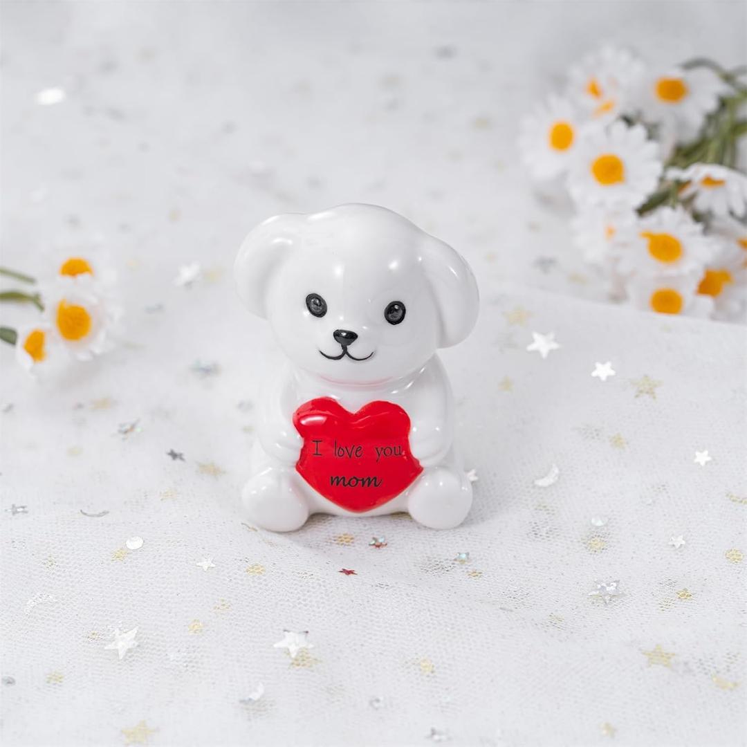 Gifts for Mom Dog Decor Statue - Valentines Day Christmas Mothers Day Birthday Gifts for Mom