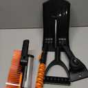 41" Extendable Ice Scrapers for Car Windshield 2-in-1 Snow Brush for Car Snow Scraper for Car Snow Scraper and Drush with Ergonomic Foam Grip for Cars, Trucks, SUVs with 360 Pivoting Brush Head