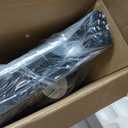 Sportneer Bike Trainer - Magnetic Stationary Bike Stand for 26-28" & 700C Wheels - Adjustable 6 Level Resistance Bike Trainer Stand for Indoor Riding with Quick Release Lever & Front Wheel Riser Block (Black with Thru Axle Adapter)