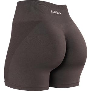 AUROLA Intensify V2.0 Women's Workout Shorts Athletic Running Shorts, Seamless High Waist Gym Yoga Shorts (Medium)