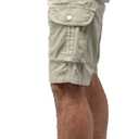 X RAY Mens Belted Cargo Shorts, Relaxed Fit Casual Knee Length 12.5" Cargo Shorts for Men (Big and Tall Shorts for Men) (Green, 36)