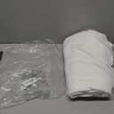 Extra Long White Curtain 108 inches Long 2 Panels Set Back Tab Light Filtering Cotton Textured Curtain Modern Farmhouse Coastal Decor Off White Linen Drapes 108 inch Length for Large Window 9 FT Tall