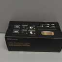 EZVALO Picture Lights for Wall, Rechargeable Battery Magnetic Poster Lights with 3 Color Temps & 12 RGB, Remote Dimmable Timer Light, Wall Decor Light for Art Display (6 Pack with Charging Station) (Black)