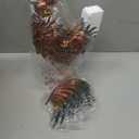 Farmlyn Creek Metal Rooster Decor Yard Art for Garden, Decorative Statue for Indoors, Outdoors, Porch (15 x 16 x 6 in)