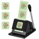 Fridge Magnet Paper Cutter 2'' x 2'' Square Magnet Button Cutter 2.36 Square Paper Cutter Punch for Fridge Magnets Pin Badge Making DIY Craft