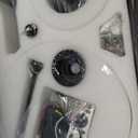 52" Black Modern Chandelier Ceiling Fan with Lights