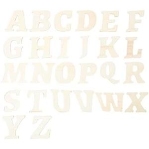 8 Inch 84 Pieces Wooden Unfinished Letters Wood Surface Alphabet Thin Wooden Letters for Crafts Wall Decor