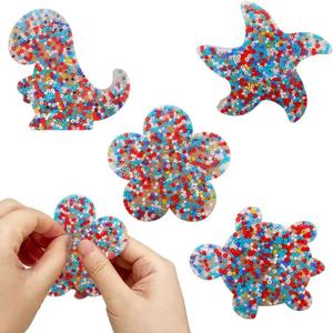 4 Pack Fidget Toys for Skin Picking, Picking Pad, Silicone Sensory Toys for Skin Picking, Dermatillomania Fidget Toys Relax Anxiety Toy for Children & Adults