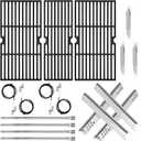 Grill Parts for Charbroil Performance 475 4 Burner 463347017 463377017 463342119 18" Grill Grates Burner Heat Plates for Char Broil 463335517 463376017 463377319 463275517 Gas Grill Replacement Parts
