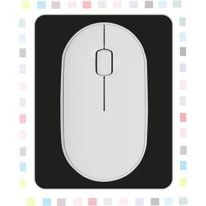 Small Rectangular Mouse pad Shop,only Takes up Mouse Space, Universal Mini Mouse pad Portable Waterproof, with Non-Slip Glue Base, Black 5X6 inches,, black, 5x6 small mouse pad