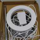 LORDEM Grow Light, LED Plant Light for Indoor Plants Growing, Full Spectrum Desk Growth Lamp with Automatic Timer for 4H/8H/12H, 4 Dimmable Levels, Height Adjustable 9.8"-30.6" (White with Base)