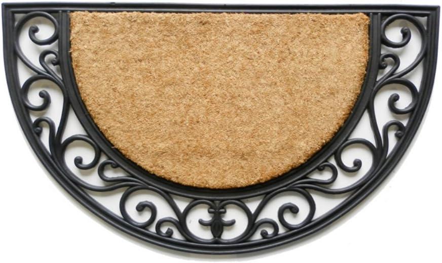 Calloway Mills 100141830 Plantation Arch Coir and Rubber Heavy-Duty 18" X 30" Doormat