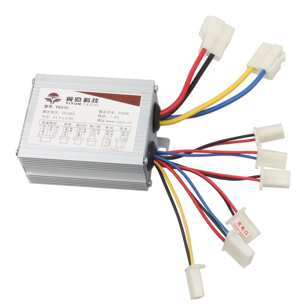 Motor Speed Controller 36v 500w Electrical Scooter E Bike Bicycle Tricycle Brush Motor Control Box