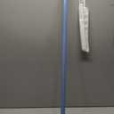 Kenney KN609L/68 Twist & Fit No Tools Spring Tension Standard Shower Curtain Rod with Non-Slip, Non-Scratch Ends, 42-72" Adjustable Length, Easy Install, Blue, 1" Diameter Rust Resistant Steel Tube