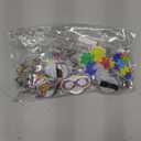 9Pcs Autism Awareness Month Badge Reel, Glitter Puzzle Acrylic Retractable Nursing Badge Clip, Rainbow Be Kind ID Card Name Tag Holder Office Alligator Clip Accessories for Doctor Nurse Student