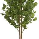 Maia Shop 5ft Artificial Eucalyptus Tree, Fake Plants for Home Decor, Natural Wood Trunk