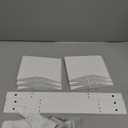 Invisible Floating Bookshelf for Wall Mounted, 3 Pack White Spine Book Tower, 6 Tier Vertical Book Organizers, Heavy Duty Metal Bookshelf for Home, Office, Bedroom, Kids Room