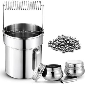2 Pcs Paint Brush Cleaner Set with Cup, Drying Rack, Extra Large