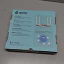 USPEED AC1200 WiFi Router Dual Band Wireless Internet Router, Speed Up to 1.2 Gbps, 4 x 1000 Mbps Gigabit Ethernet Ports, Bridge/Repeater Mode, Guest Network, IPV6, EasyMesh, Parental Controls