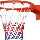 Heavy Duty Medium Size Basketball Hoop Goal Wall Mounted Basketball Rim, Ideal for Teens, Home Decoration & Office Fun, Diameter 35centimeter/13.8inch