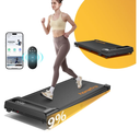 3.0HP Walking Pad with 9% Incline, 0.6-5 MPH, Compact & Portable Under Desk Treadmill for Home/Office, Maximum 265lbs Capacity, Remote, APP Control, for Jogging/Running, Assemble Free