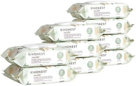 Plant-Based Baby Wipes, Fragrance-Free, 576 Count, Thick & Soft, Dermatologist-Tested, Made Without Plastic Cloth/Fabric, Fragrances, Parabens, Alcohol, Chlorine Processing
