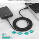 NIMASO USB C 3.1 Gen 2 Cable 10Gbps Data Transfer, 4K Video Output Monitor Cable100W PD Fast Charging for iPhone 17/16/15, MacBook, Huawei Matebook, iPad Pro 2020, Chromebook, KYY, Dell, LG, ARZOPA