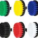 Drill Brush attachments 1/10pcs Electric Scrubber Brush Drill Kit Carpet Glass Car Tire Furniture Cleaning Home Kitchen Tools(Green,10pcs)