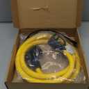 10FT EV Charger Adapter Cord Compatible with NEMA 10-50P to 14-50R, 50 Amp Stove Range to EV for Level 2 Charging, Only for 3 Prong Older Stove Range Outlet, STW 8 AWG/3C, ETL Listed