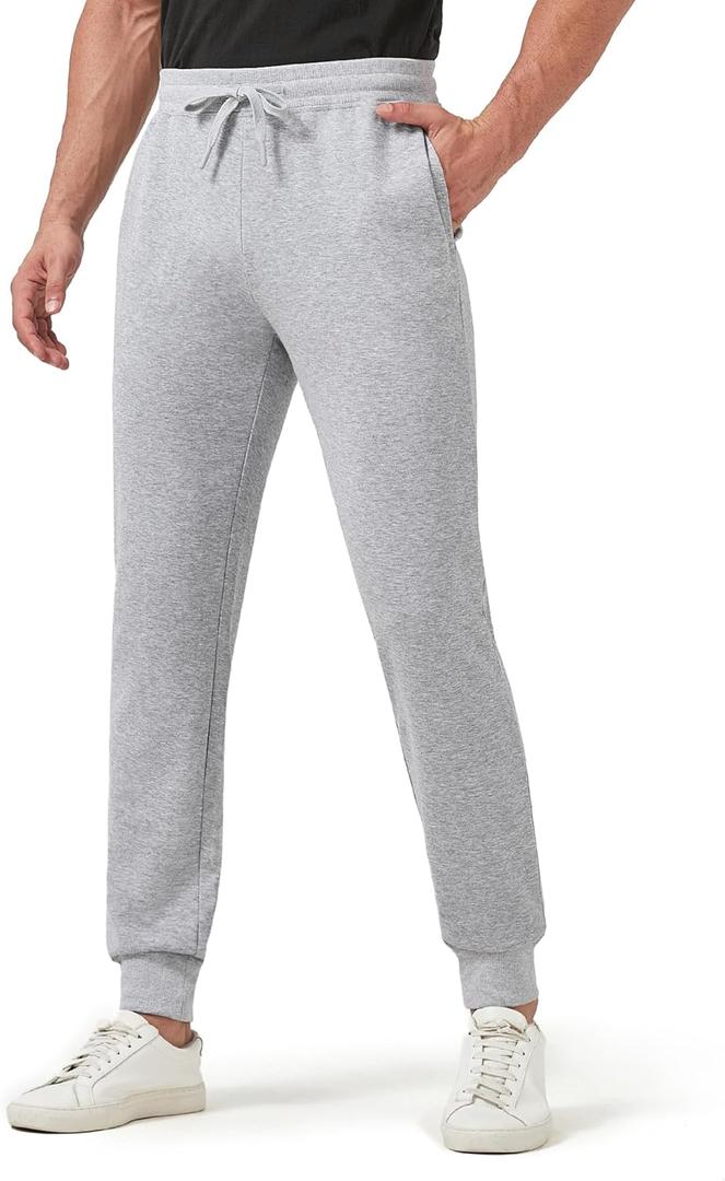 Zylioo Extra Long Sweatpants for Men Tall,Mens Black Sweatpants Long 34 Inch Inseam,Mens Joggers Tall Size (Gray, XL)
