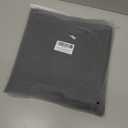 QinSuiKai Mini Fridge Silicone Mat with Raised Edges, 20" x 20" x 0.6" Mini Fridge Drip Tray With 4 Base Raisers,  Mini Refrigerator Carpets Floor Protector (Small Black)