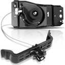 A-Premium Steel Spare Tire Carrier Spare Wheel Hoist with Cable Compatible with Chrysler Town & Country 2009-2016, Dodge Grand Caravan 2009-2018, Ram C/V 2012-2015