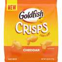 Goldfish Crisps Cheddar Cheese Baked Chip Cracker Snack, 6.25 Oz Bag (EXP 01/17/26)