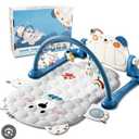 Lauon Baby Play Mat Bear Style 500,000 Tolerance Kick and Double Side Play Piano Upgraded Thicken Activity Mat Develop Neck Strength Baby Play Gym Keep Baby Occupied Gyms & Playmats Tummy Time Toys