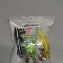 GTONEE 5 pcs Novelty Keychain Sets Kawaii Anime Cartoon Figure Pendant Key Chain Cute Keychain Keyrings Accessories for Women Men Girls Boys, Bag Charms, Car Keychain, 5 Styles