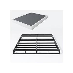 Vehowy Low Profile Box Spring Queen Size, 3 Inch Box Spring for Queen Bed, Heavy Duty Mattress Foundation, Metal Bed Base,Non-Slip,Easy Assembly