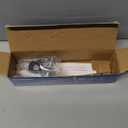 Boltigen Toilet Handle Replacement Kit, Front Mount Flush Handle for Toilet Tank, White Toilet Lever Replacement with Stainless Steel Flapper Chains, for Universal Toilets Flush Repair