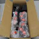 Heavy Duty 1500LBS Furniture Dolly & Movers with 5X 360 Wheels - Carbon Steel Panel & Non-Slip Casters, Includes Lifter Jacks, Gliders for Sofa, Refrigerator (5.4 Inch, Red)