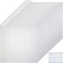 30 Pieces 12 x 12 Inches Scrapbook Tabbed Dividers Scrapbook Paper Storage Dividers Page with Labels for Storage Box Cards File Holder